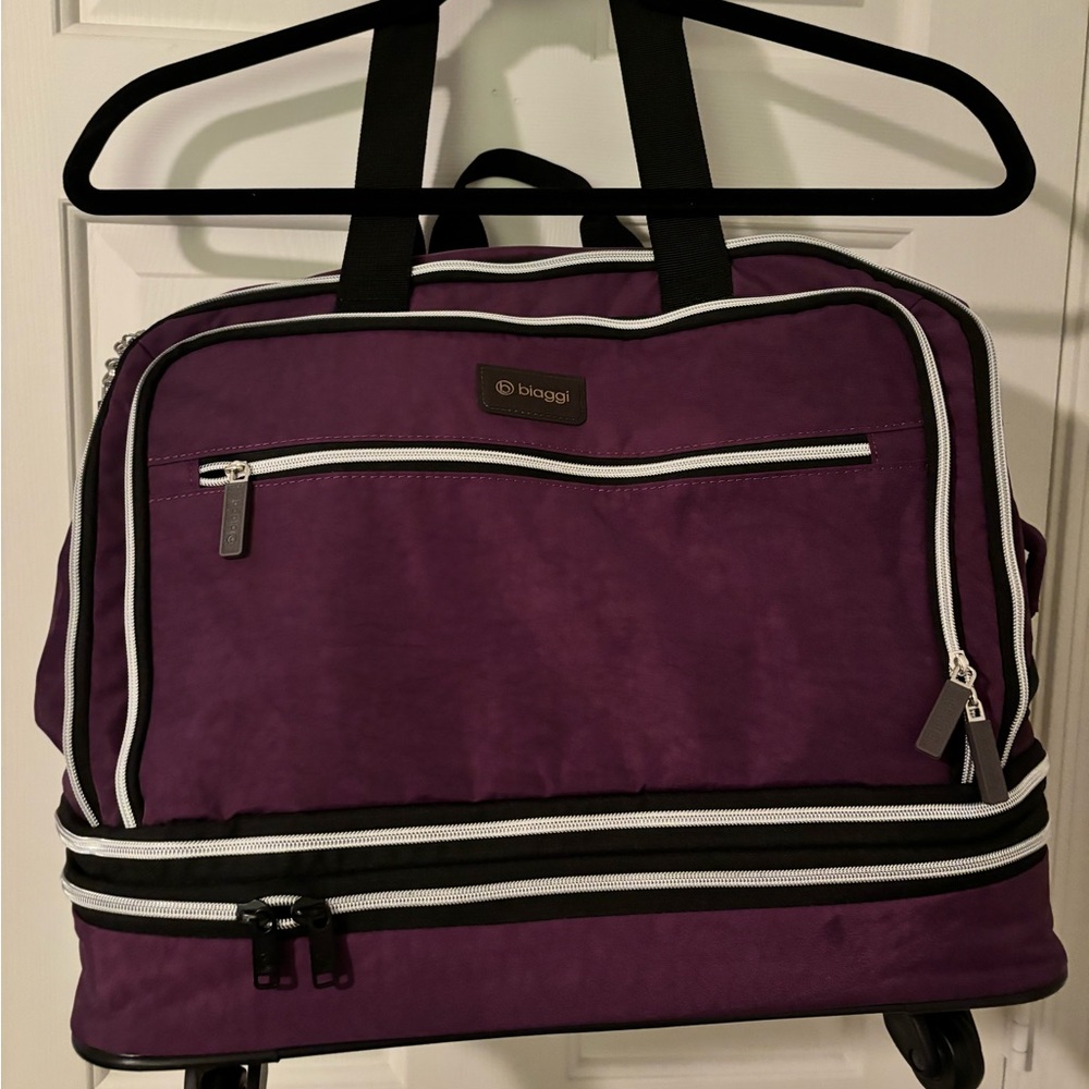 Biaggi Expandable Under Seat Adjustable Carry on Luggage